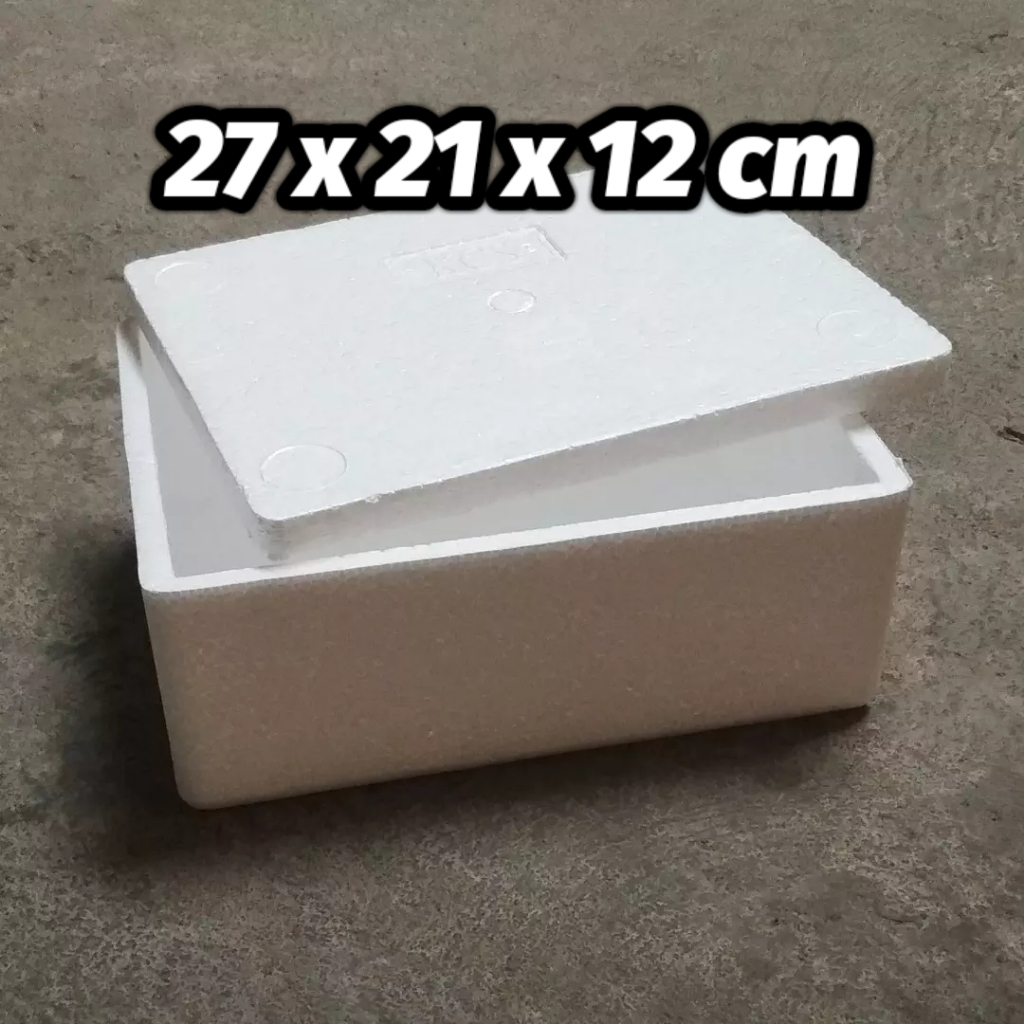 Jual BOX MINI INSTANT ONLY Styrofoam Box Wadah Ikan Penyimpanan