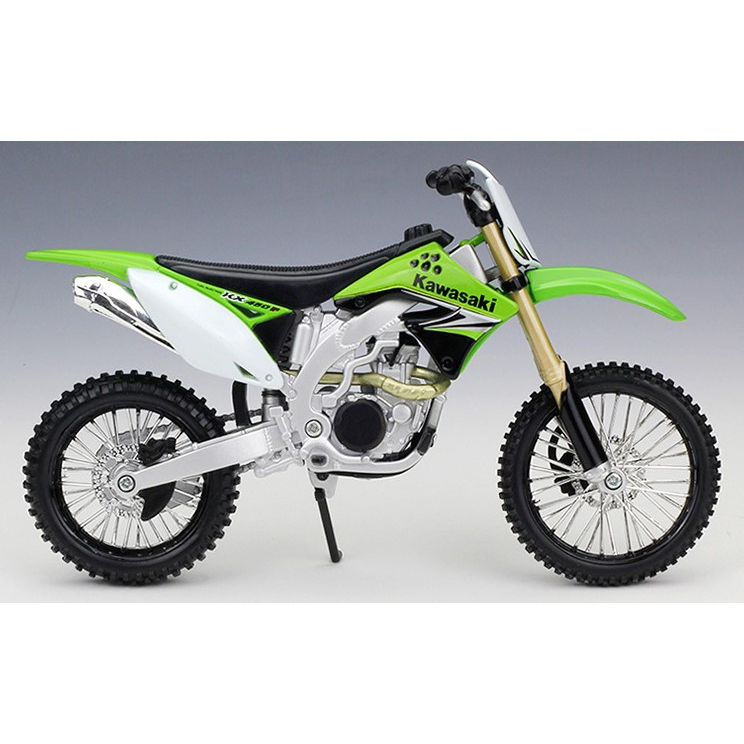 MODELLINO MOTOCROSS KAWASAKI KXF 450 CHAD REED SCALA 1:12 MODEL