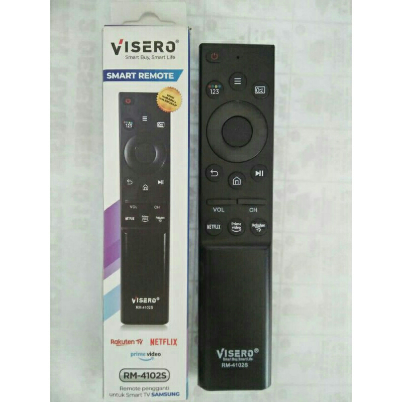 Jual VISERO Remote TV Samsung LED Smart TV RM-4102s ALL tipe | Shopee ...