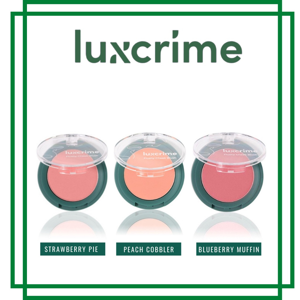 Jual Luxcrime Flushy - Warna Intense Untuk Wajah Lebih Cerah Dan Tahan ...
