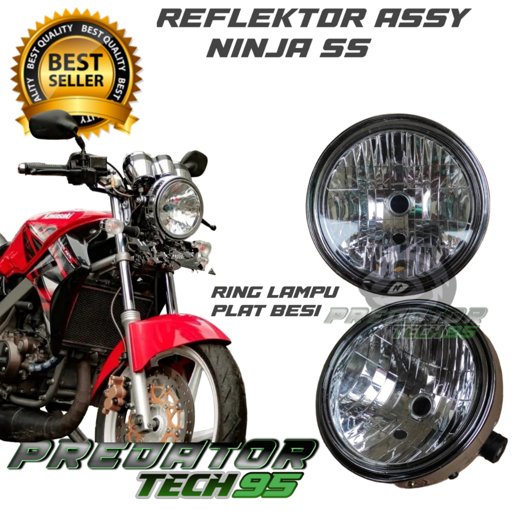 Jual Reflektor Lampu Depan Head Lamp Assy Kawasaki Ninja Ss High