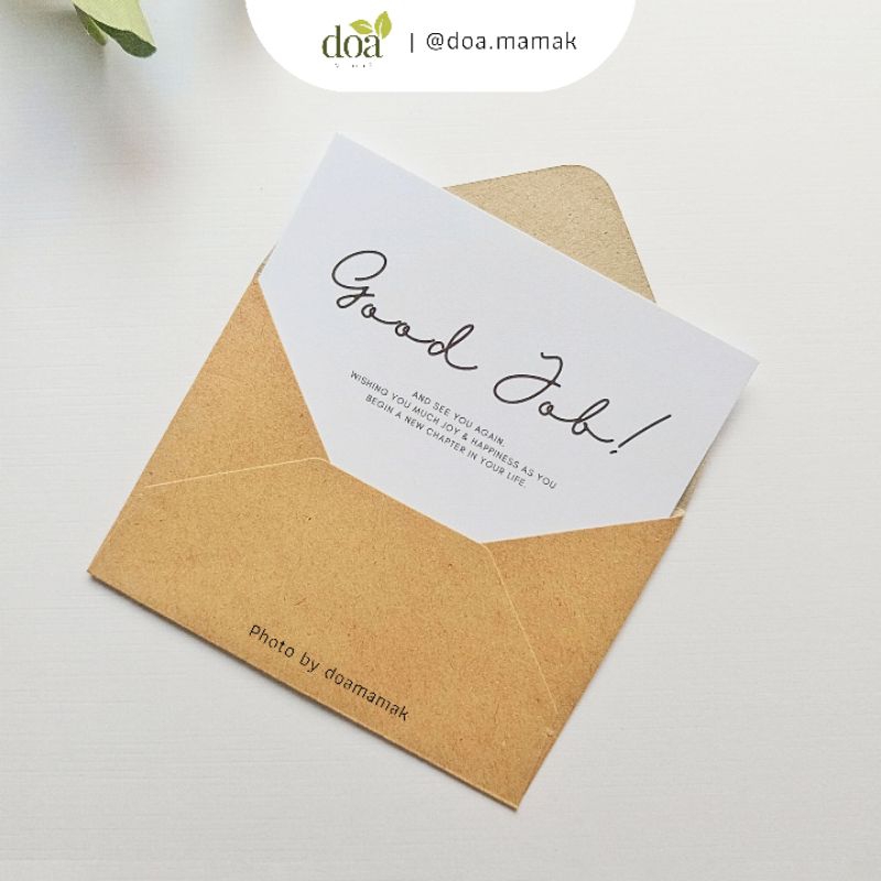 Jual kartu ucapan perpisahan, pensiun, farewell greeting card | Shopee