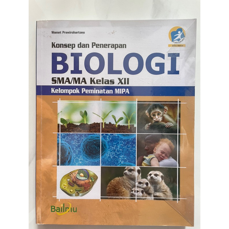 Jual Konsep Dan Penerapan Biologi Kelas 12/xii Kurikulum 2013 Edisi ...