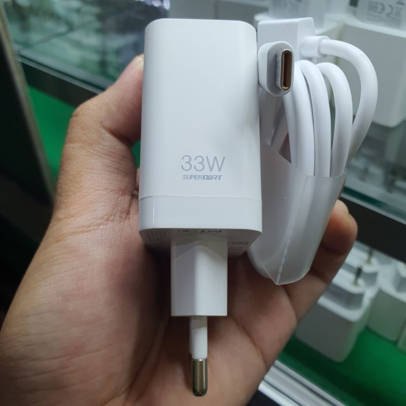 Jual Charger Realme 33Wat Super Dart Fast Charging Tipe C Original 100% ...