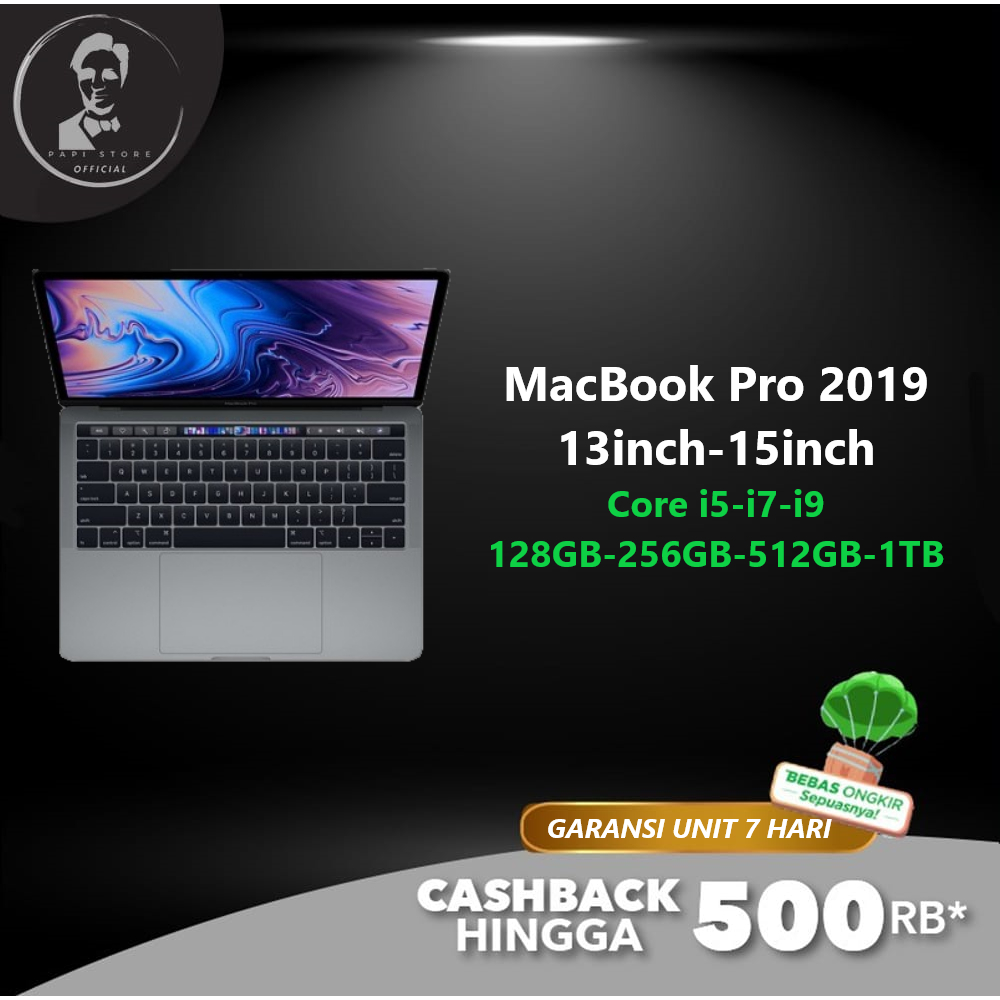 Jual Macbook Pro 2019 13" 15" Core I5 I7 I9 256GB 512GB 1TB Second ...