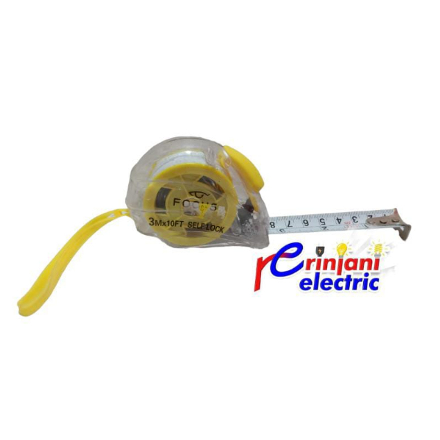 Jual METERAN TUKANG/ METERAN BODY KARET/ ALAT UKUR 3M | Shopee Indonesia