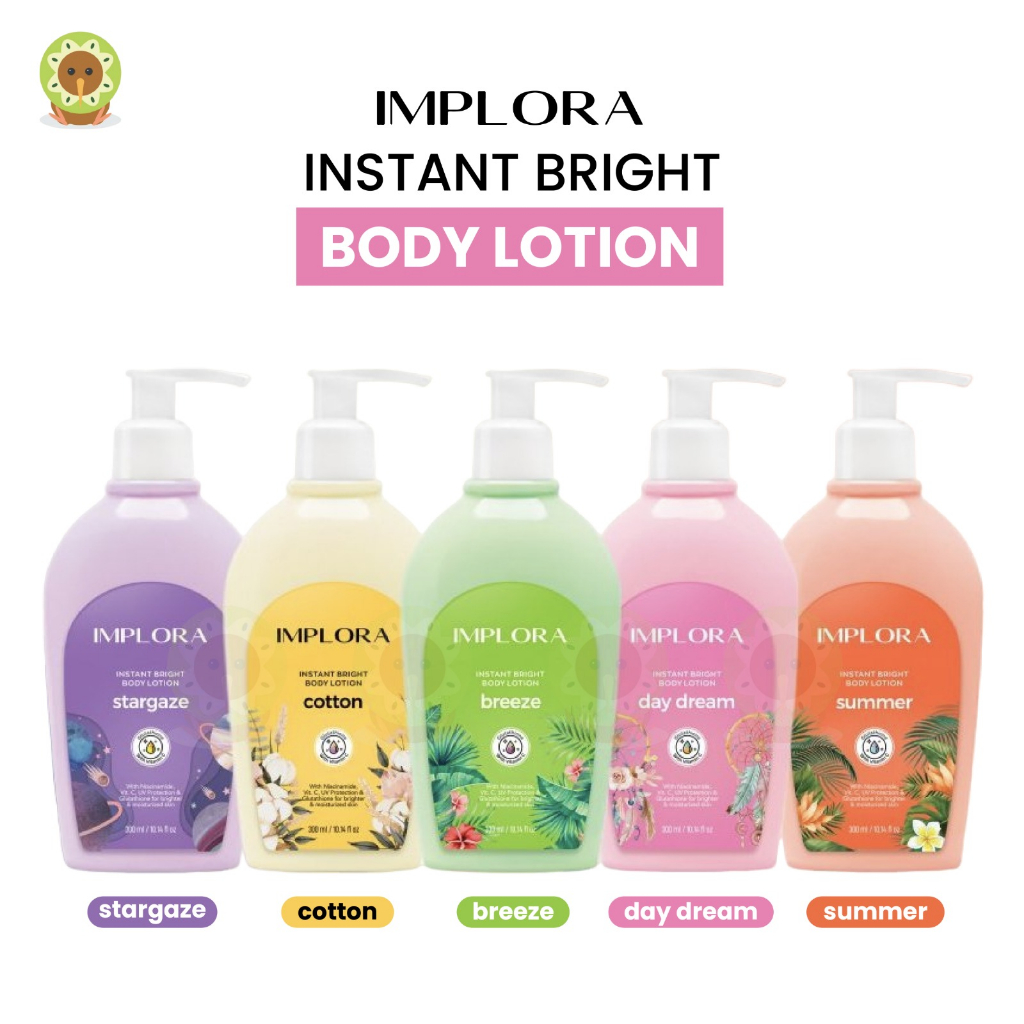 Jual IMPLORA Insta Bright Body Lotion 300ml - IMPLORA Hand Body Lotion ...