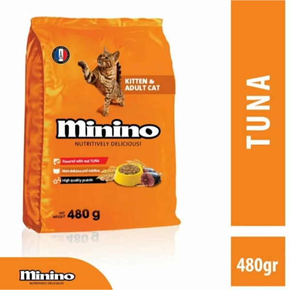 Jual MININO ALL STAGE TUNA 480GR/CAT FOOD Shopee Indonesia