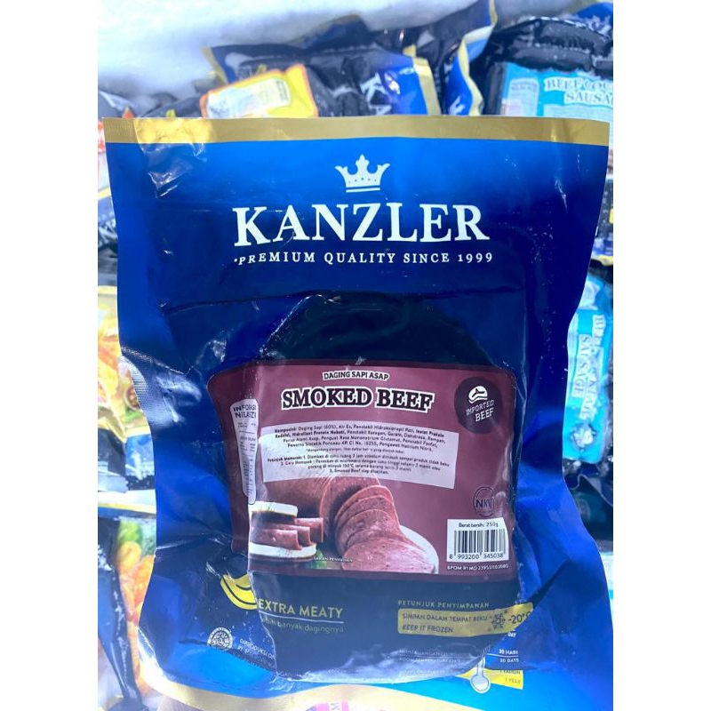 Jual Kanzler Smoked Beef 250gr Shopee Indonesia