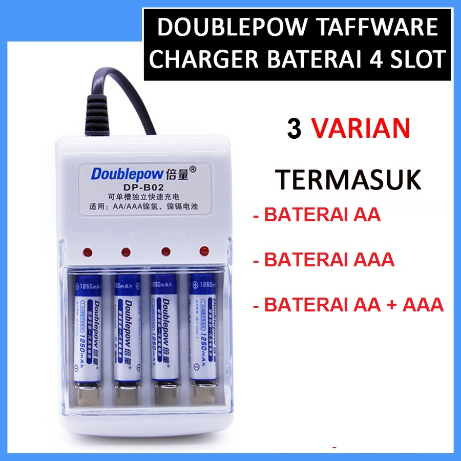 Jual Charger Baterai AA 4 Slot Charger Batre AAA Charger Batere Listrik ...