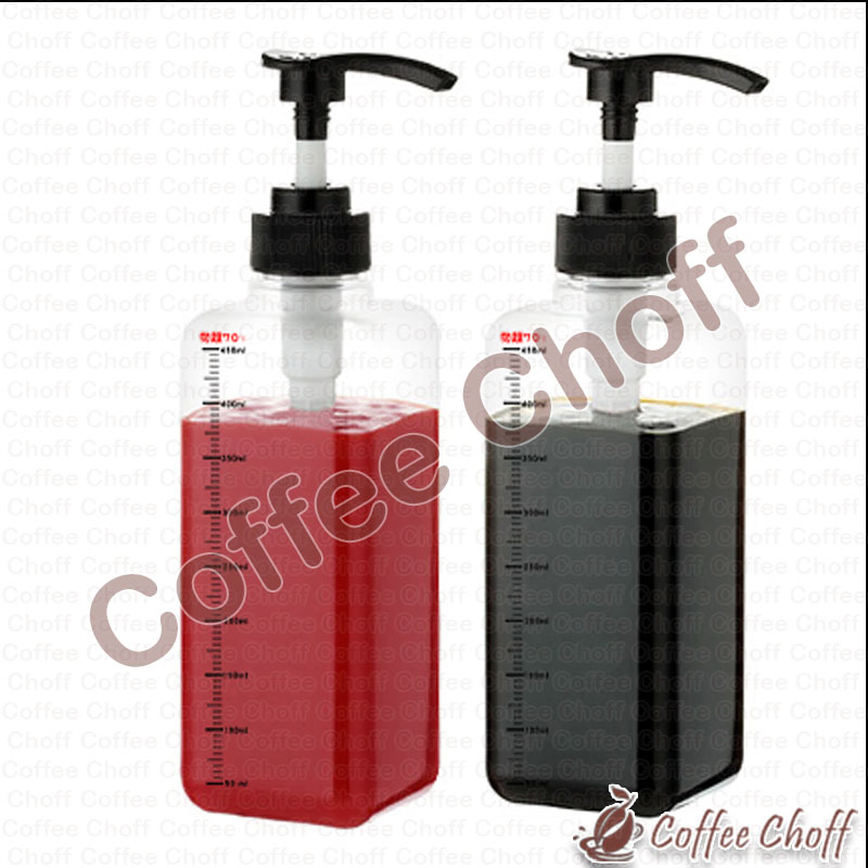 Jual Paket Botol Sirup Botol saus Pompa sirup Plastic Storage Bottle ...