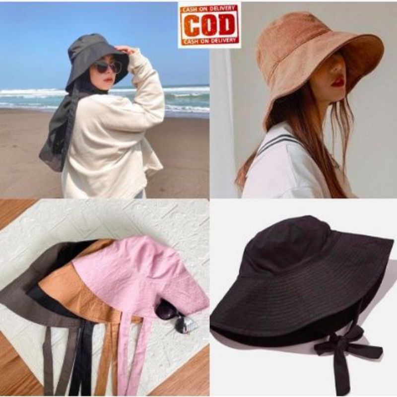 Jual TOPI BUCKET SELEBGRAM TOPI WIDE BUCKET TALI | Shopee Indonesia