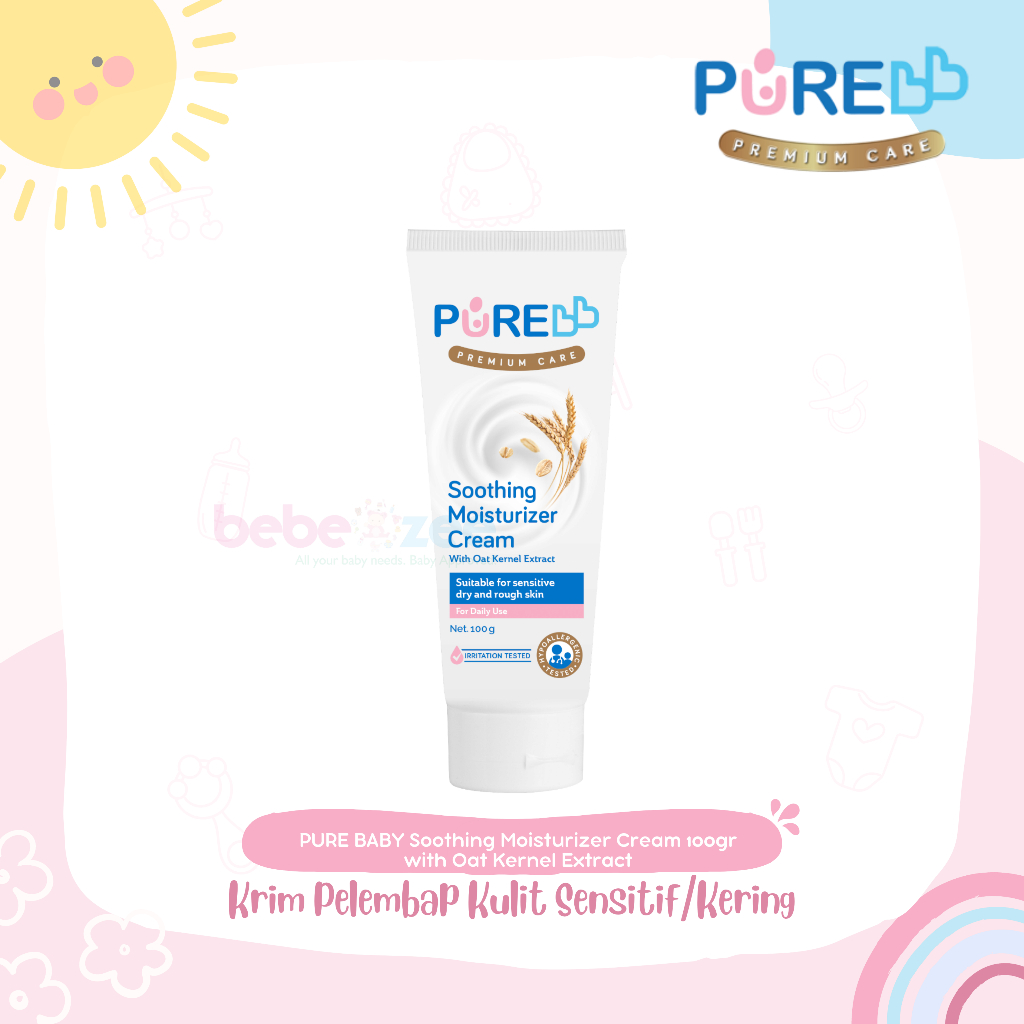 Pure baby soothing moisturizer hot sale cream