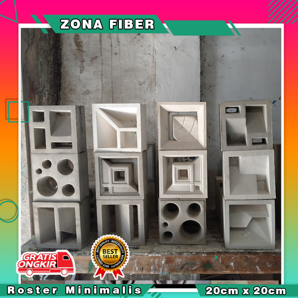 Jual Cetakan Loster Fiber 2 muka / Cetakan Roster minimalis / cetakan ...