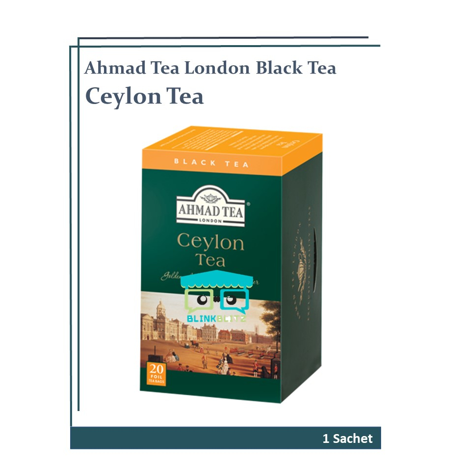 Jual SACHET Ahmad Tea London BLACK TEA CEYLON TEA Teh Hitam Shopee