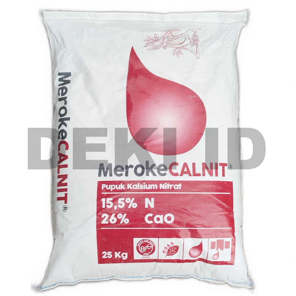 Jual Calnit Meroke 25 Kg Via Instant Pupuk Kalsium Nitrat Calcium ...
