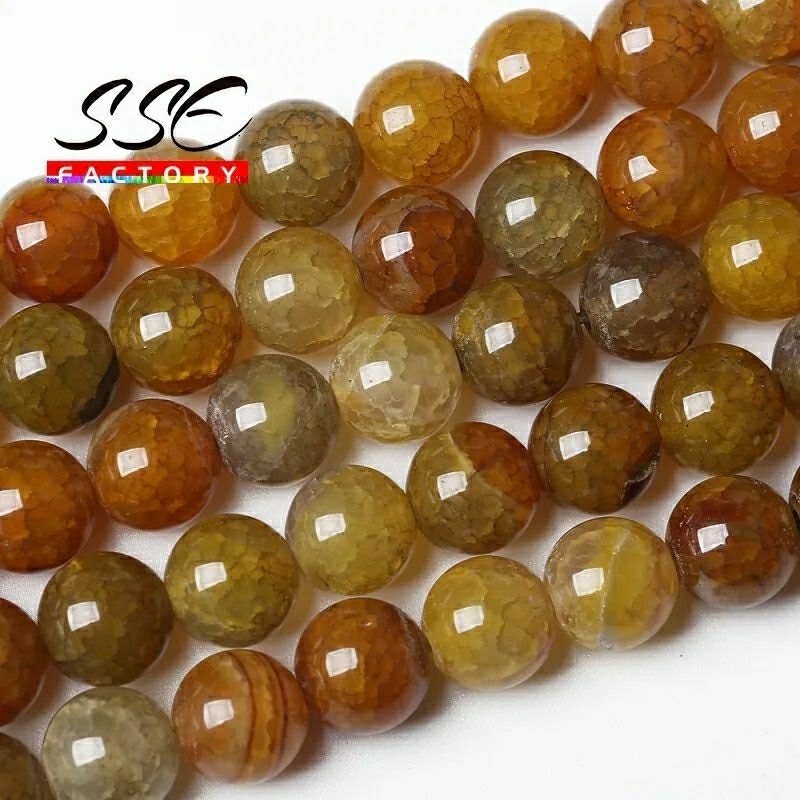 Jual Manik Batu Kuning Kunyit Jade Alami 4/6/8/10/12mm | Shopee Indonesia