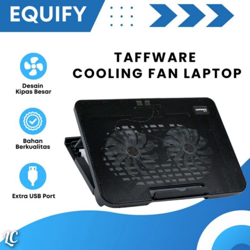 Jual Kipas Laptop Cooling Pad Slim Portable USB Powered 2 Fan for