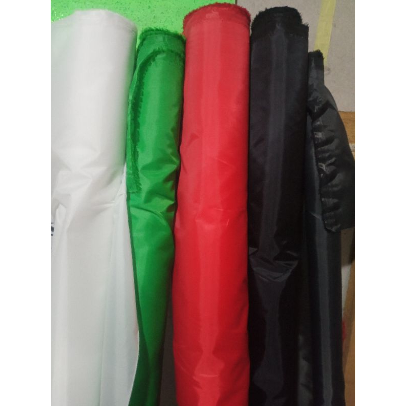 Jual kain parasit wp /kain wp/waterproof kain murah warna komplit