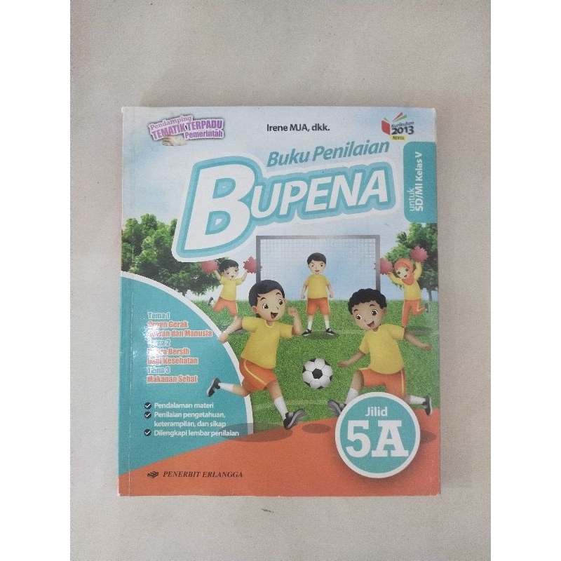 Jual Buku bekas original Bupena untuk SD/MI kelas 5 jilid 5A revisi by ...