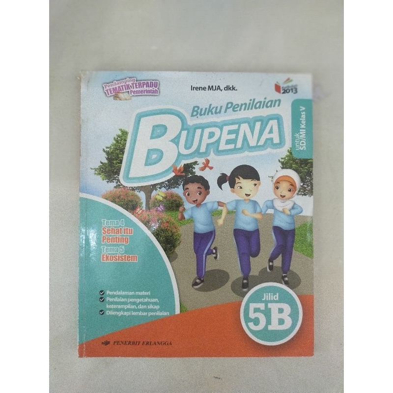 Jual Buku bekas original Bupena untuk SD/MI kelas 5 jilid 5B revisi by ...