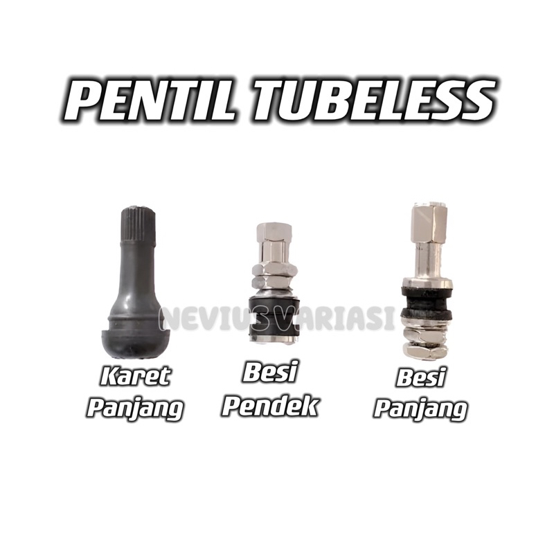 Jual Pentil Tubeless Pentil Ban Tubeless Motor Besi Panjang Besi Pendek