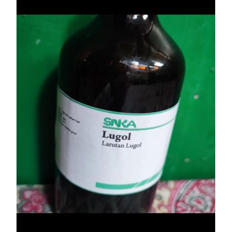 Jual Lugol 500ml Cairan Iodine Larutan Lugol Pelengkap Lab Sekolah