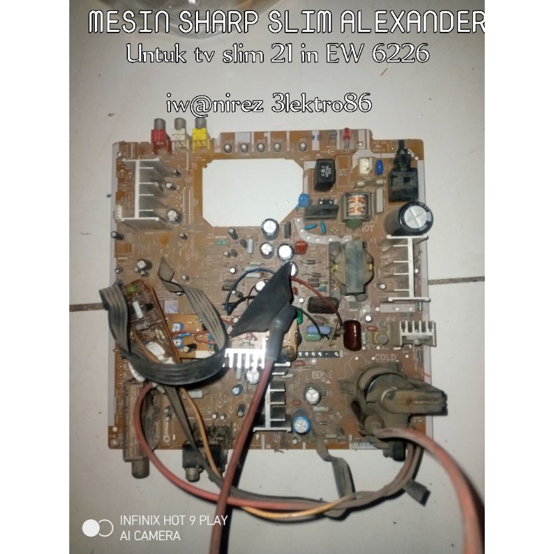 Jual MESIN SHARP SLIM 21 IN EW 6226/6224 UNIT NORMAL | Shopee Indonesia