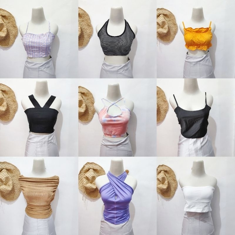 Jual KATALOG BLOUSE SABRINA CROP TOP HARGA SESUAI Shopee Indonesia