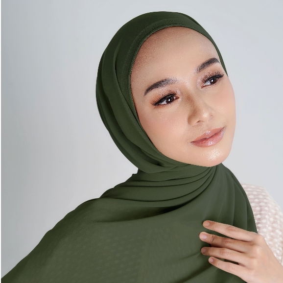 Nabillasyal Lyra Series Pashmina Instant Hijab Instant Ceruti