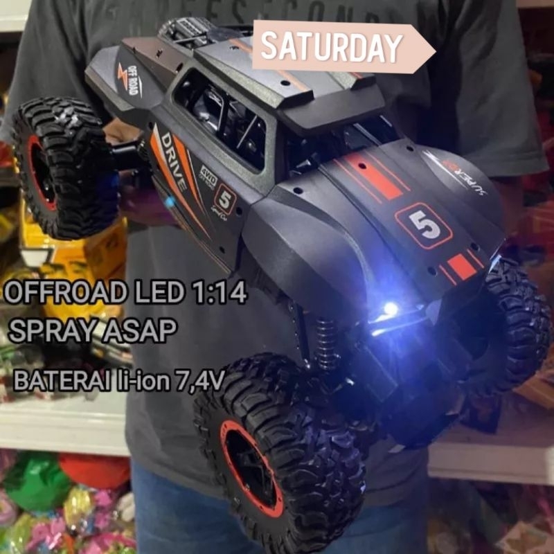 Jual MOBILE REMOTE CONTROL RC CRAWLER 2 KECEPATAN SPRAY EFFECT RC 4 WD ...