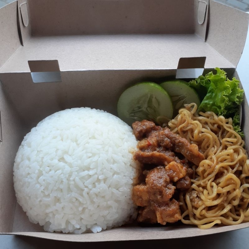 Jual rice box daging sapi /nasi kotak malang /lunch box / catering ...