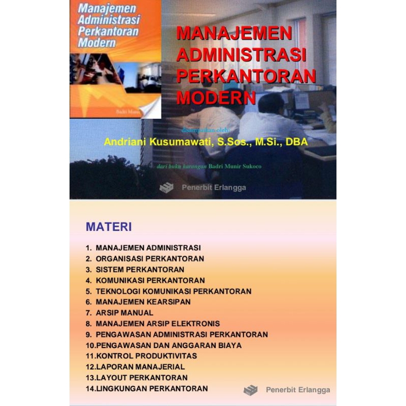 Jual Buku Manajemen Administrasi Perkantoran Modern | Shopee Indonesia