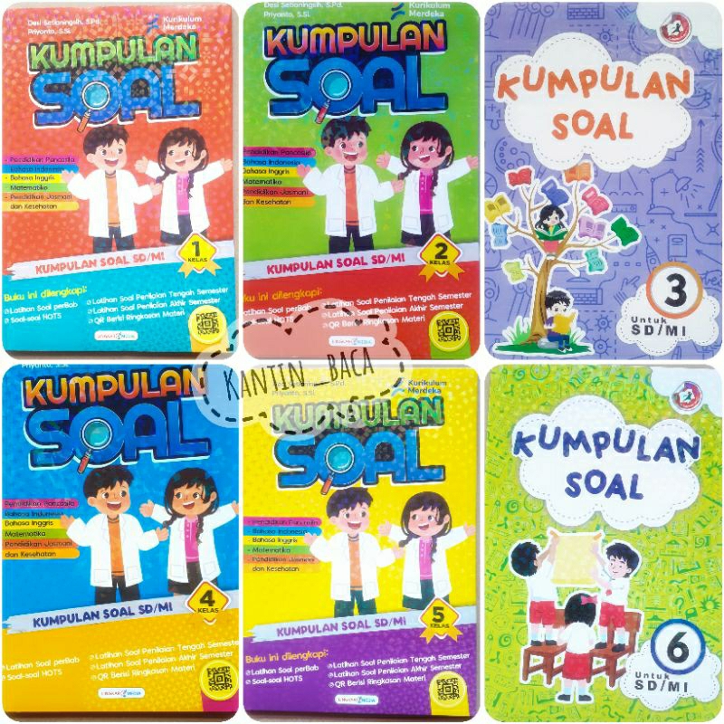 Jual Buku Kumpulan Soal Kelas 1 2 3 4 5 6 SD Lingkar Kurikulum Merdeka ...