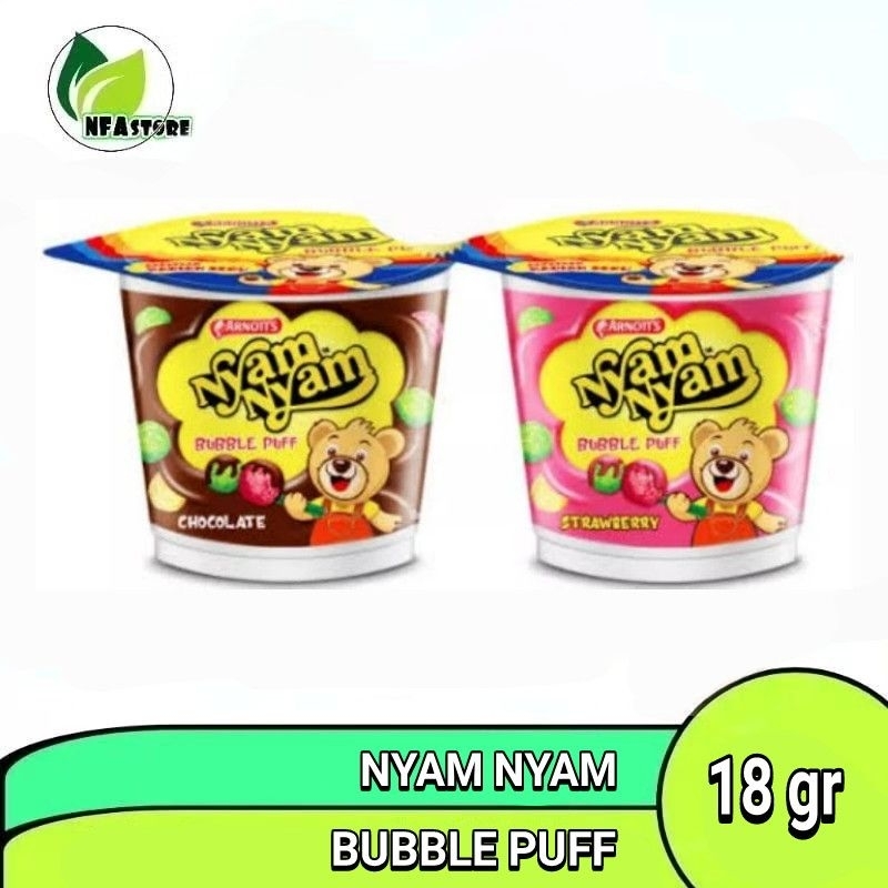 Jual Nyam Nyam Bubble Puff 18 Gr Shopee Indonesia 1186