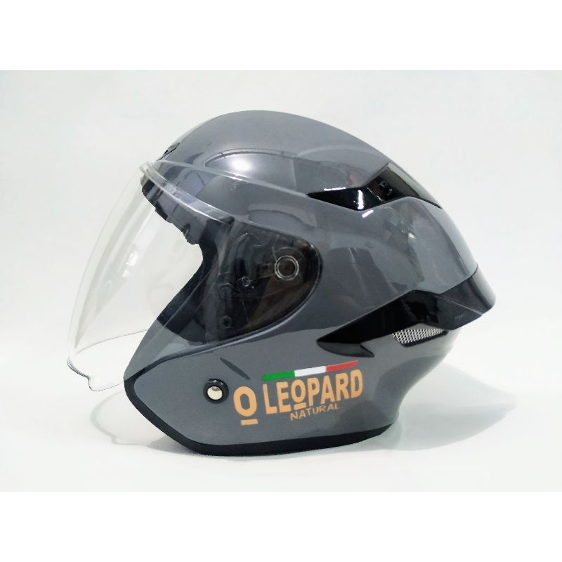Jual HELM ARL TT COURSE MOTIF LEOPARD DAN RED BULL SINGLE VISOR HALF ...