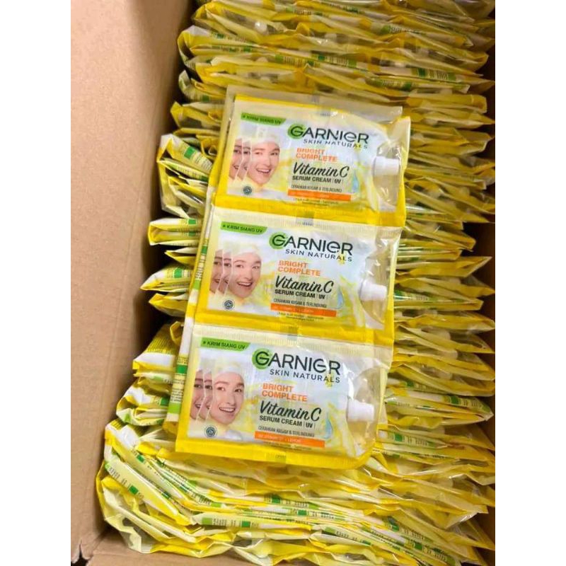 Jual Garnier cream sachet 7ml isi 12 pcs Shopee Indonesia