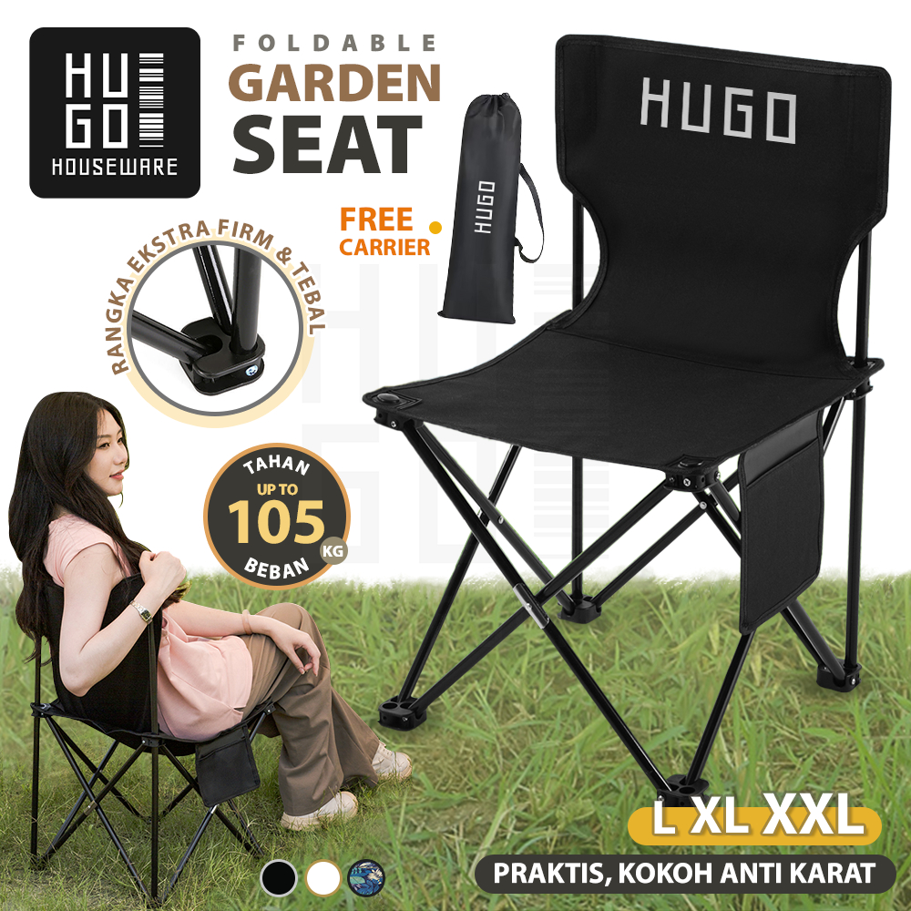 Jual HUGO Kursi Lipat Serbaguna Outdoor Portable Kursi Camping Kursi