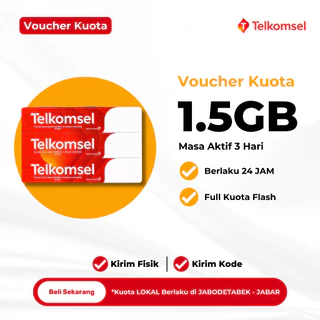 Voucher Telkomsel Kouta 1,5GB 3 Hari | Voucher Telkomsel 1.5GB