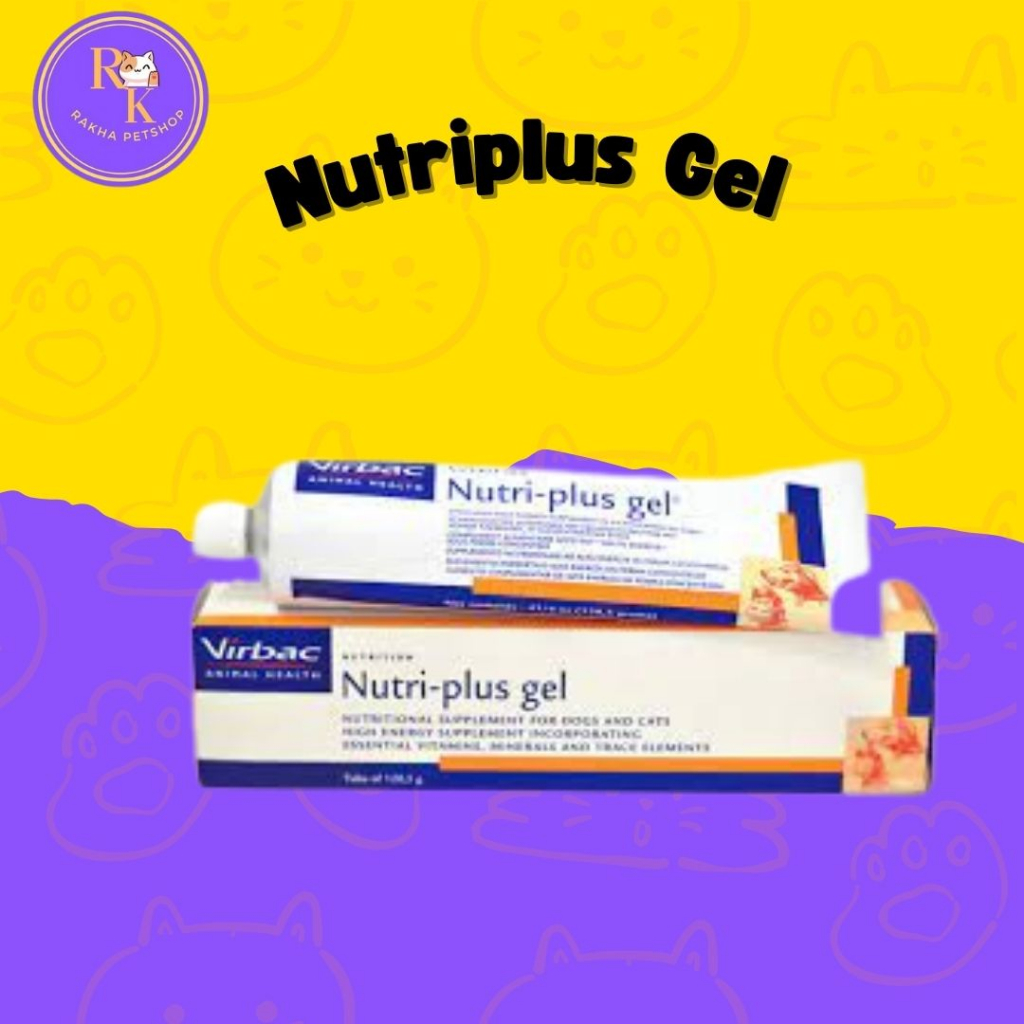 Jual Virbac Nutriplus Gel Vitamin Kucing dan Anjing Kemasan 120,5g ...