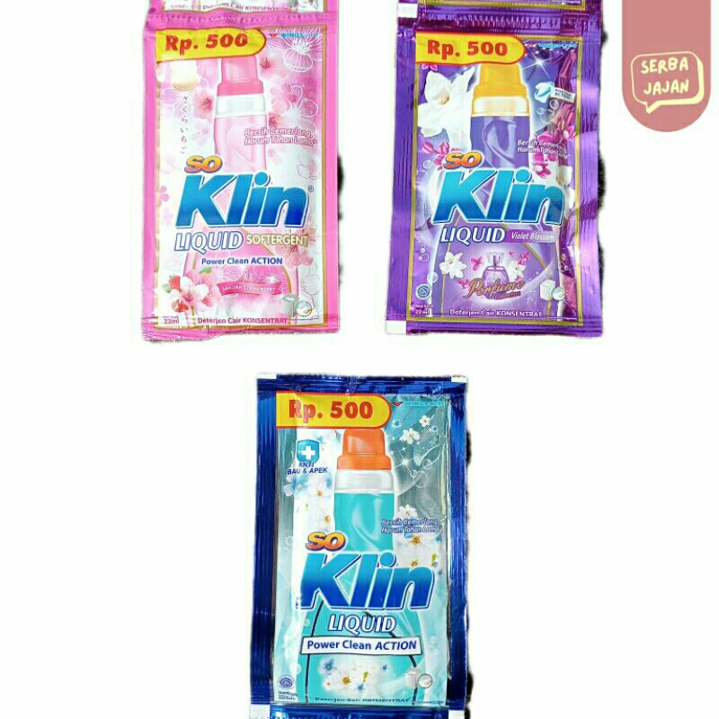 Jual SOKLIN LIQUID Sachet Renceng 22ml x 24bks | Shopee Indonesia