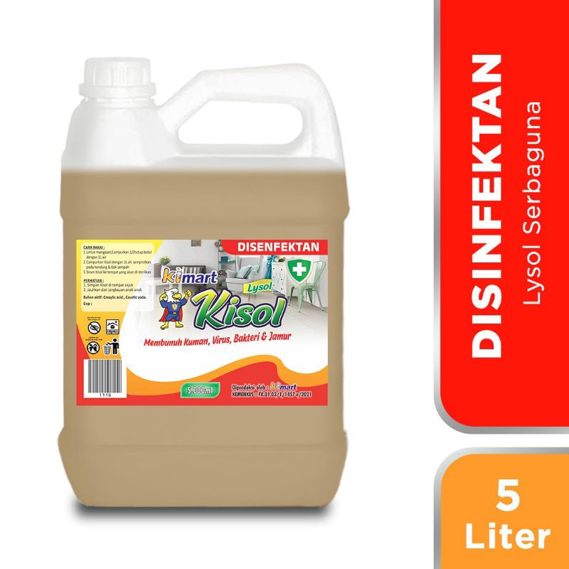 Jual KISOL Karbol Lisol Pembersih Lantai Disinfektan 5Liter | Shopee ...