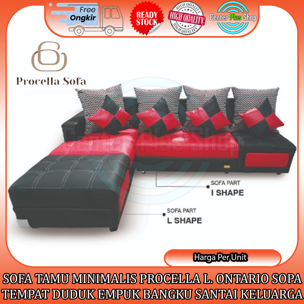 Jual [Kargo] PROCELLA SOFA L. ONTARIO KURSI TAMU MINIMALIS TEMPAT DUDUK ...