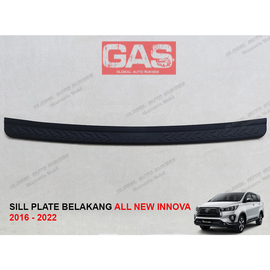 Jual SILPLATE SILL PLATE BELAKANG PLASTIK HITAM ALL NEW INNOVA 2016 ...