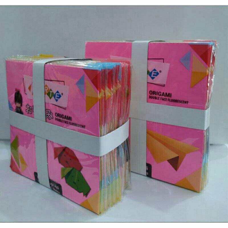 Jual Kertas Lipat Origami Warna Dua Sisi Shopee Indonesia