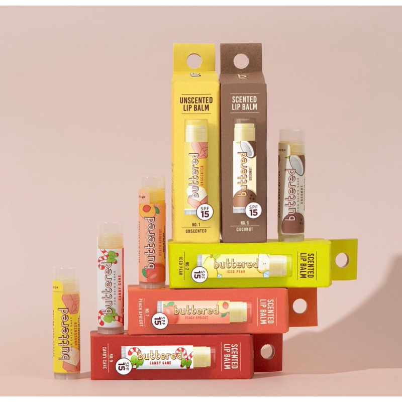 Jual BUTTERED Premium Lip Balm SPF 15 Shopee Indonesia