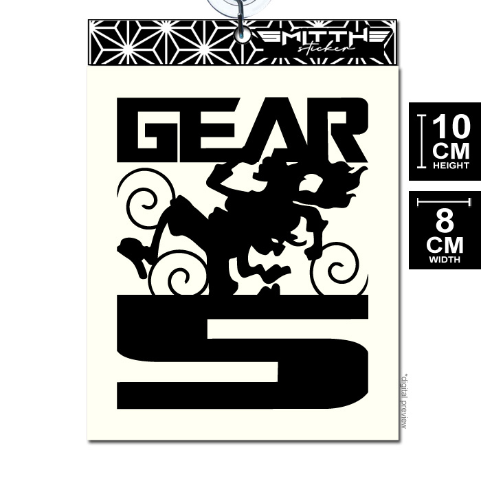 Jual Stiker GEAR 5 One Piece Luffy Nika Siluet Cutting Sticker | Shopee ...