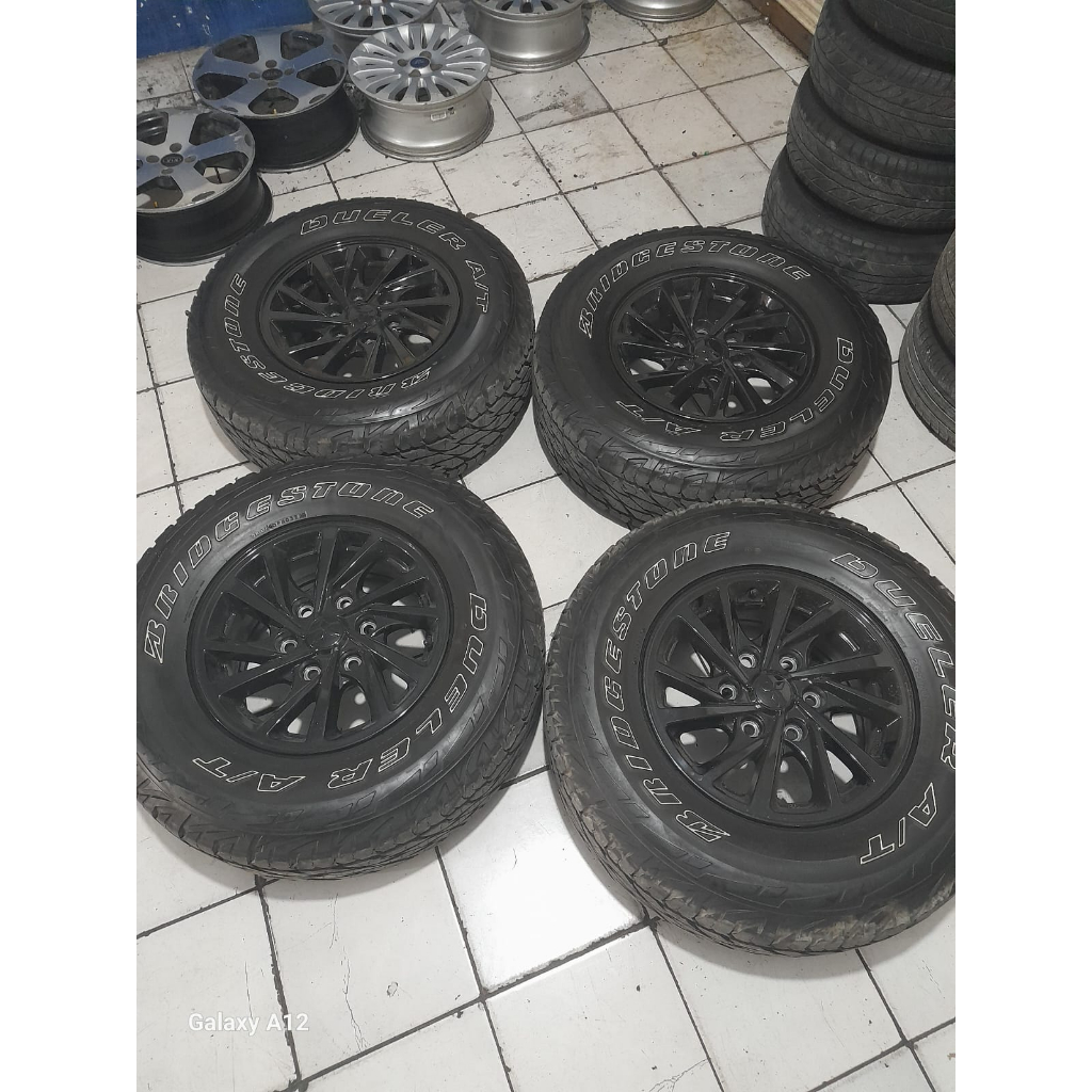 Jual Velg Bekas Standar Pajero Exceed R Ban Brigetsone A T Ban Semi Pacul Ban Kuat Bagus