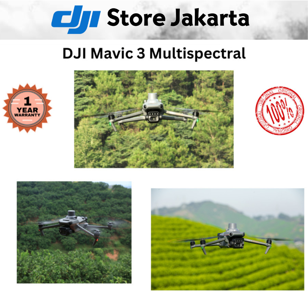 Jual DJI Mavic 3 Multispectral Drone Mapping Pemetaan Hutan Pertanian ...