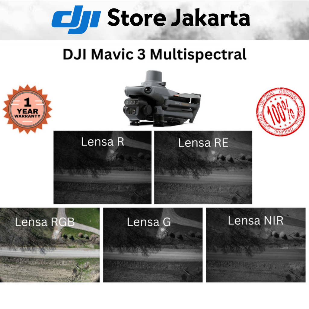 Jual DJI Mavic 3 Multispectral Drone Mapping Pemetaan Hutan Pertanian ...